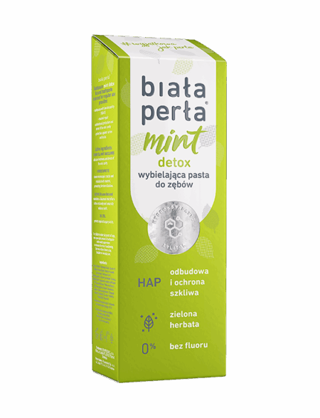Pasta wybielająca do zębów bez fluoru :mint detox