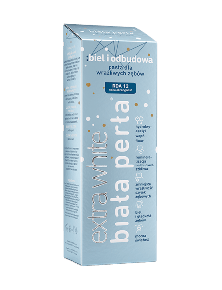 Wybielająca pasta do zębów :biel i odbudowa