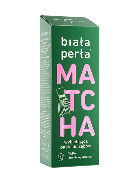 Pasta wybielająca do zębów :matcha