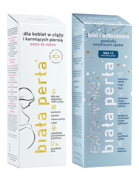 Specjalistyczny zestaw :dla kobiet w ciąży i karmiących piersią & :biel i odbudowa